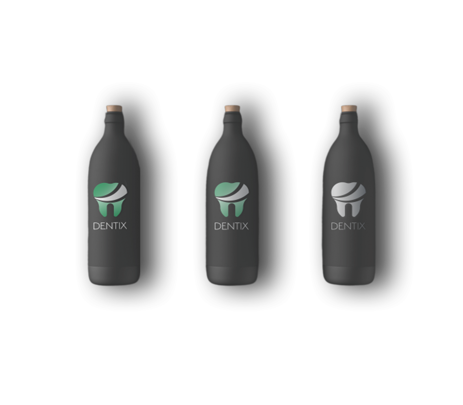 Dentix Mockup mouth wash BUN PNG
